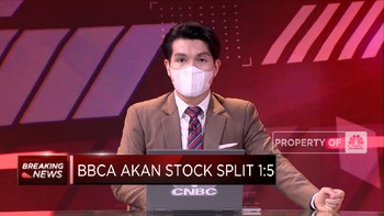 BBCA Akan Stock Split Dengan Rasio 1:5