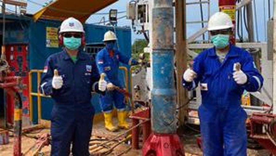 Chevron Pacific Indonesia ngebor sumur ke-100 Blok Rokan. (Dok: Chevron Pacific Indonesia)