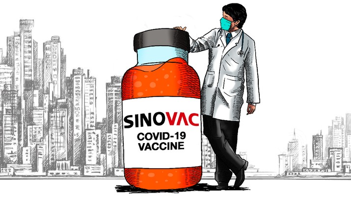 Infografis/ Vaksin Sinovac terbukti ampuh cegah penularan sampai kematian akibat covid-19/ Aristya Rahadian