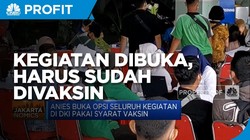 Anies Buka Opsi Seluruh Kegiatan di DKI Pakai Syarat Vaksin