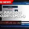 BPS: Inflasi Juli 2021 Capai 0,08% (mtm)