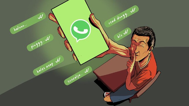 Ciri-ciri WhatsApp Disadap Mudah Dikenali, Cek Sekarang!