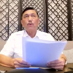 Luhut: Kunci Pengendalian Covid Ada di 3M, 3T, dan Vaksinasi