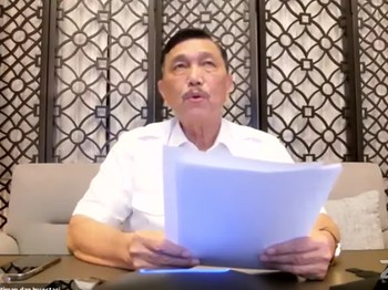 Luhut Targetkan Tingkat Penularan Covid Terkendali di Bawah 1