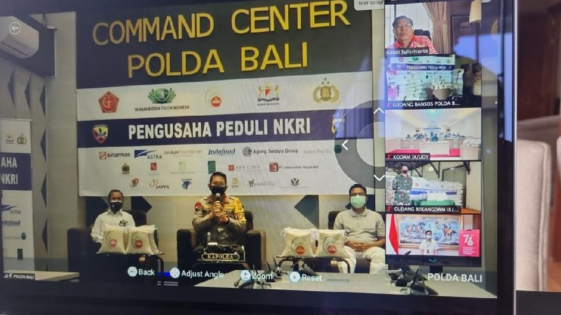 Donasi para pengusaha yang tergabung dalam gerakan Pengusaha Peduli NKRI (PPNKRI) bentuk bantuan pangan bagi masyarakat yang terdampak pandemi Covid-19, menjangkau Sumatera Selatan. (Ist PPNKRI)