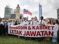 Malaysia Ribut! Ada Covid, Mahathir-Anwar Ibrahim 'Diportal'
