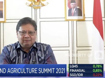 Airlangga Bicara Ketangguhan Pertanian RI Saat Pandemi