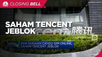 Ada Dugaan Candu Gim Online, Saham Tencent Jeblok