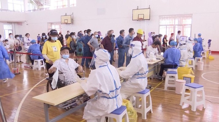 Potret China saat Diserang Varian Delta Covid-19 (Tangkapan layar AP Video)