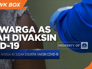 70% Warga AS Sudah Suntik Vaksin Covid-19