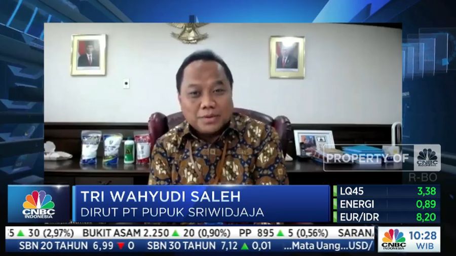 Direktur Utama PT Pupuk Sriwidjaja, Tri Wahyudi Saleh