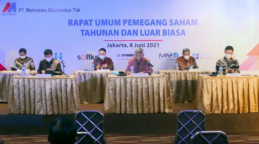 Dok Instagram@ metrodata_electronics, RUPST 8 Juni 2021