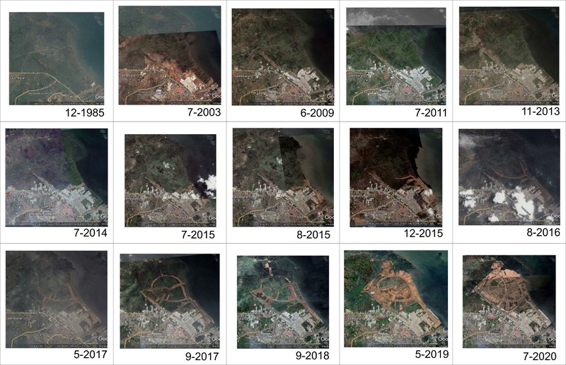 Tangkapan Layar Google Earth Kawasan Dadap, Tangerang, Banten pada Tahun 2008. Tangkapan Layar Google Earth Kawasan Dadap, Tangerang, Banten pada Tahun 2008. (Tangkapan Layar Google Earth)