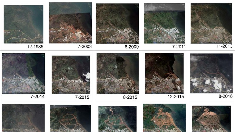 Tangkapan Layar Google Earth Kawasan Dadap, Tangerang, Banten pada Tahun 2008. (Tangkapan Layar Google Earth)