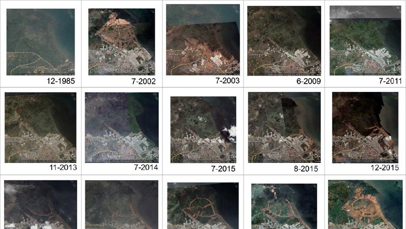 Tangkapan Layar Google Earth Kawasan Dadap, Tangerang, Banten pada Tahun 2008. (Tangkapan Layar Google Earth)