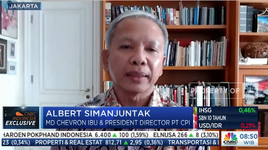 Director of Chevron IndoAsia Business Unit (IBU) and President Director of PT. Chevron Pacific Indonesia (PT CPI), Albert Simanjuntak