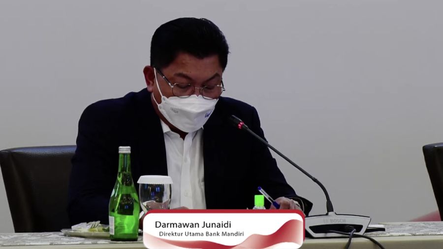 Dirut Bank Mandiri, Darmawan Junaidi (Tangkapan Layar Youtube)