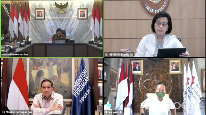 Konferensi Pers Pertumbuhan Ekonomi Indonesia Triwulan II-2021 (Tangkapan Layar Youtube)