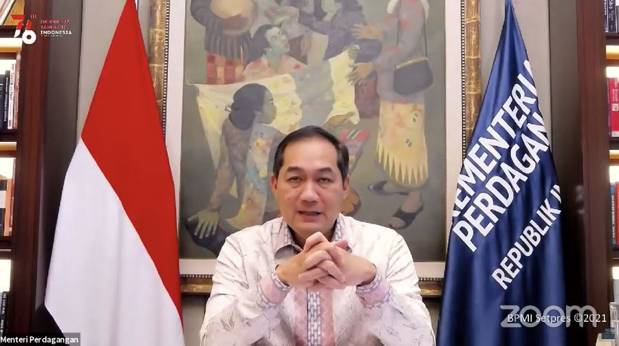 Menteri Perdagangan (Mendag), M. lutfi (Tangkapan Layar Youtube Sekretariat Presiden)