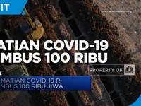 Peringkat ke-12 Dunia, Kematian Covid RI Tembus 100 Ribu Jiwa