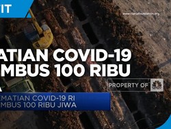 Peringkat ke-12 Dunia, Kematian Covid RI Tembus 100 Ribu Jiwa