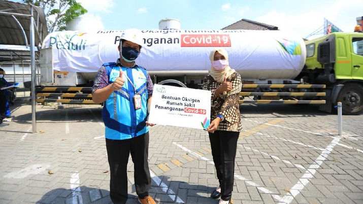 PLN Salurkan 12 Ton Oksigen untuk RS Rujukan. (Dok. PLN) PLN Salurkan 12 Ton Oksigen untuk RS Rujukan. (Dok. PLN)