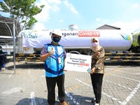 PLN Salurkan 12 Ton Oksigen untuk RS Rujukan di Jatim