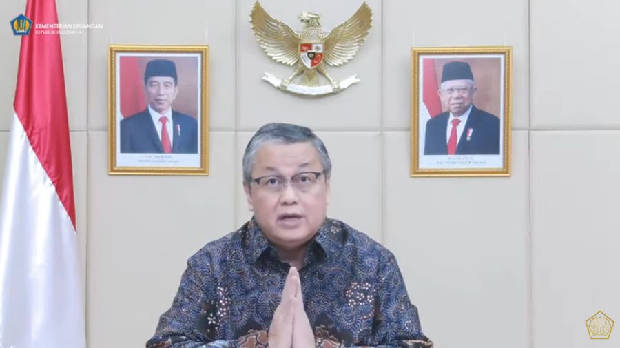 Gubernur Bank Indonesia Perry Warjiyo Saat Konferensi Pers KSSK Triwulan III 2021. (Tangkapan Layar youtube @Kemekeu RI)