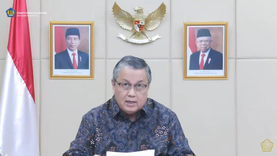 Gubernur Bank Indonesia Perry Warjiyo Saat Konferensi Pers KSSK Triwulan III 2021. (Tangkapan Layar youtube @Kemekeu RI)