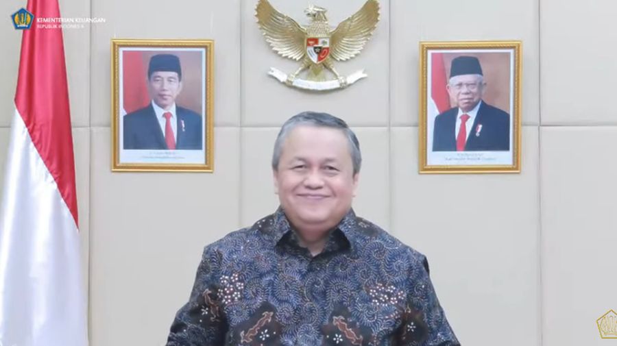 Gubernur Bank Indonesia Perry Warjiyo Saat Konferensi Pers KSSK Triwulan III 2021. (Tangkapan Layar youtube @Kemekeu RI)