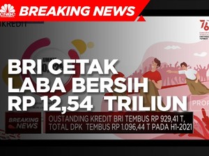 H1-2021, BRI Cetak Laba Bersih Rp 12,54 Triliun