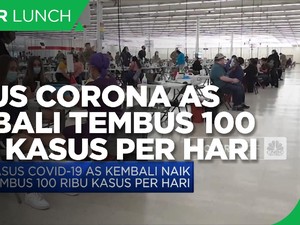 Kasus Corona AS Kembali Tembus 100 Ribu per Hari