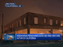 Kebakaran Hanguskan 360 Ribu Hektare Hutan di California
