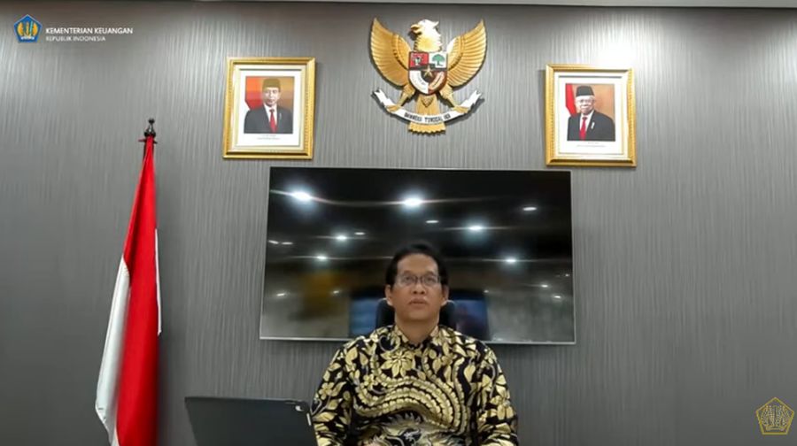 Ketua Dewan Komisioner Lembaga Penjamin Simpanan (LPS), Purbaya Yudhi Sadewa Saat Konferensi Pers KSSK Triwulan III 2021. (Tangkapan Layar youtube @Kemekeu RI)
