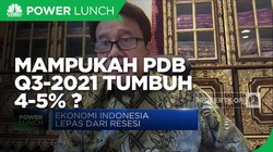 Mampukah PDB Q3-2021 Tumbuh 4-5%? Ini Pandangan Eks DGS BI