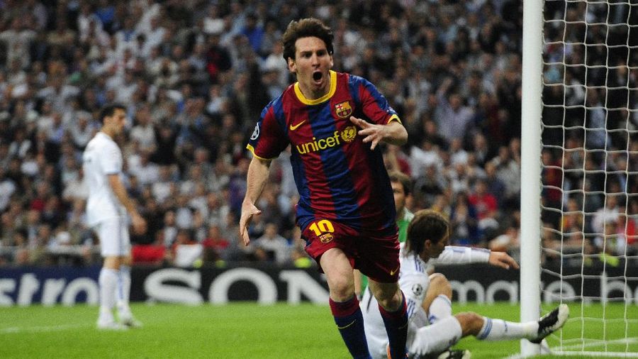 In this combination of six pictures FC Barcelona forward Lionel Messi is seen dashing from his own half past Getafe players before rounding goalkeeper Luis Garcia and scoring from a narrow angle in the 29th minute at the Camp Nou stadium in Barcelona, Spain, Wednesday, April 18, 2007. Messi has drawn further comparisons with Diego Maradona by scoring a near replica of one of the former Argentina captain's most famous goals. Messi emulated Maradona's winner against England in the 1986 World Cup quarterfinals in scoring Barcelona's second goal in a 5-2 win over Getafe in the Copa del Rey semifinals. (AP Photos/Manu Fernandez)