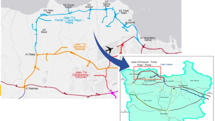 Tol Kamal-Rajeg Tol akses kota baru