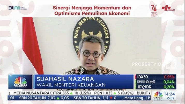 Wakil Menteri Keuangan, Suahasil Nazara (CNBC Indonesia) Wakil Menteri Keuangan, Suahasil Nazara (CNBC Indonesia)