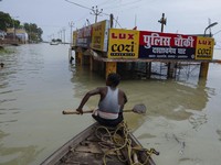 Begini Penampakan India yang Porak-poranda Gegara Banjir