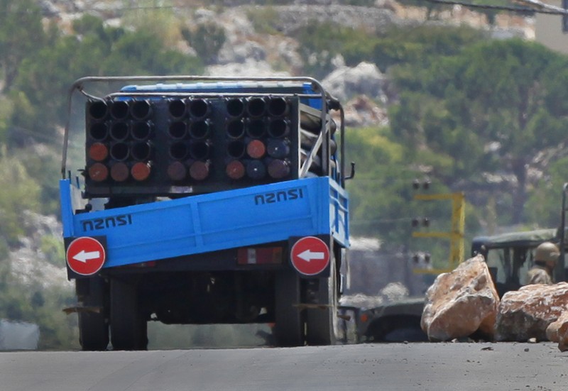 Israeli forces fire artillery from their position on the border with Lebanon after a barrage of rockets were fired from Lebanon, Friday, Aug. 6, 2021. The militant Hezbollah group said it fired rockets near Israeli positions close to the Lebanese border, calling it retaliation for Israeli airstrikes on southern Lebanon a day earlier. (Ayal Margolin/JINIPIX via AP)