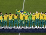 Aksi Brasil Tekuk Spanyol & Raih Emas di Sepakbola Olimpiade
