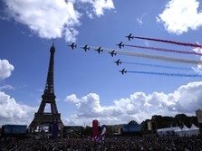 Potret Pesta Warga Prancis Rayakan Olimpiade 2024 Paris