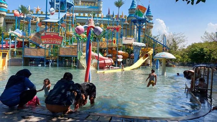 Ilustrasi Waterpark (Foto: Esti Widiyana/detikcom)