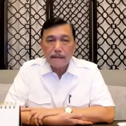 Luhut Minta PeduliLindungi Terintegrasi di Pelabuhan