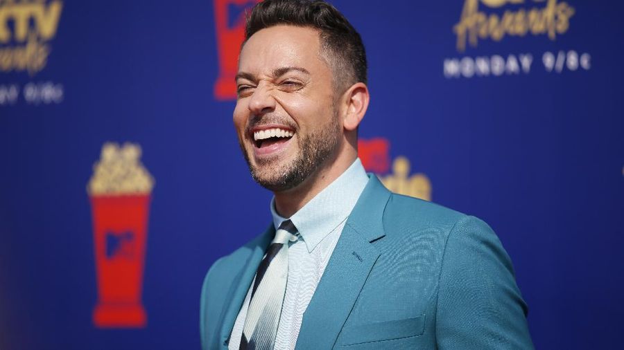 Zachary Levi arrives at the MTV Movie and TV Awards on Saturday, June 15, 2019, at the Barker Hangar in Santa Monica, Calif. (Photo by Danny Moloshok/Invision/AP)