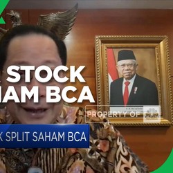 Buka-bukaan Bos BCA Soal Rencana Stock Split Saham 1:5