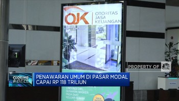 OJK Catat Penawaran Umum di Pasar Modal Capai Rp 118 Triliun
