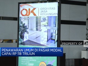 OJK Catat Penawaran Umum di Pasar Modal Capai Rp 118 Triliun