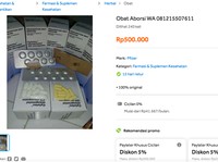Duh! Obat Aborsi Juga Dijual Bebas di Blibli.com