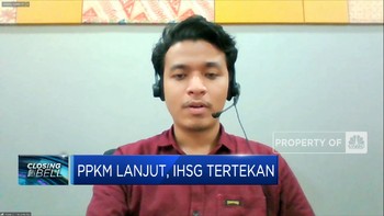 PPKM Diperpanjang, IHSG Kembali Ditutup Terkoreksi